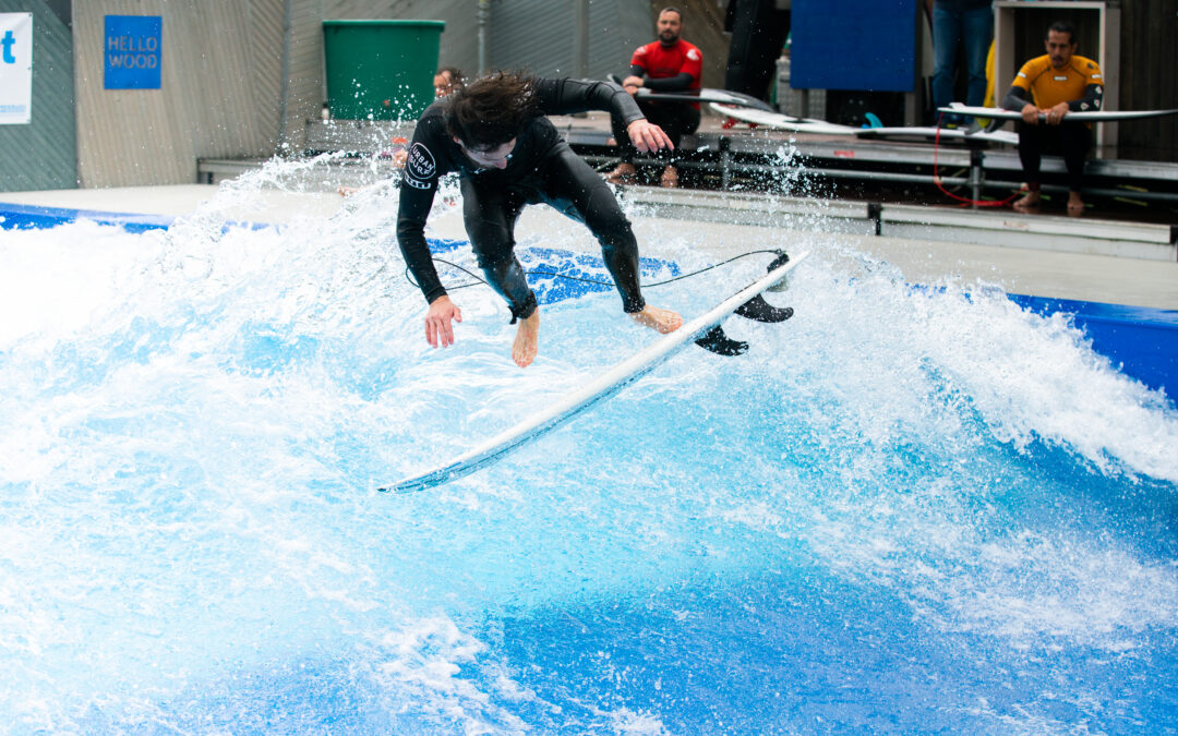 Die Edelweiss Surf Tour kürt beim Urbansurf Zürich Open den Swiss Stationary Waveriding Champion
